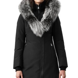 Mackage Fur-Trim Hooded Down Jacket - Trish Jacket